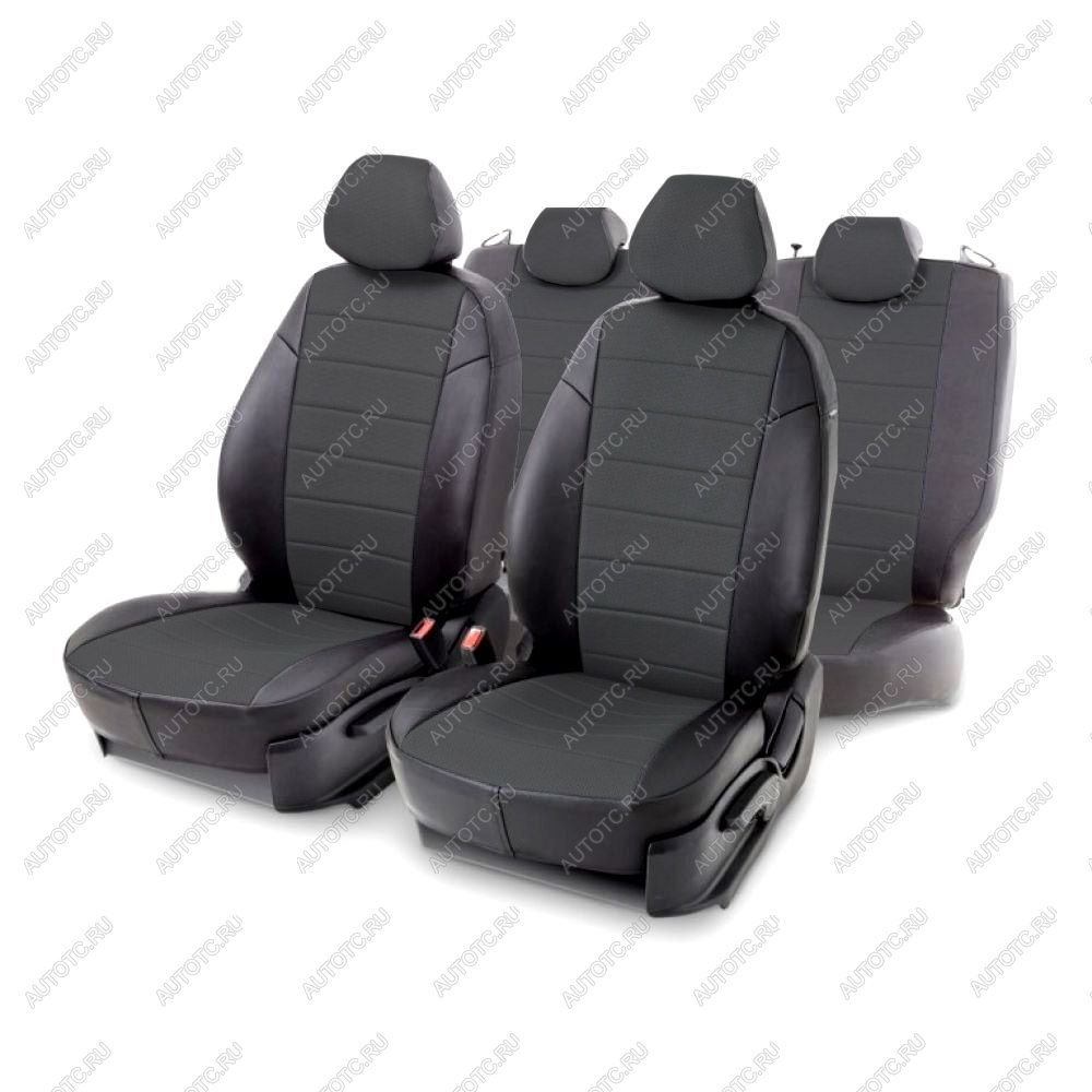 6 999 р. Чехлы из экокожи для Subaru XV 2011-2017 Seintex 316727  с доставкой в г. Керчь