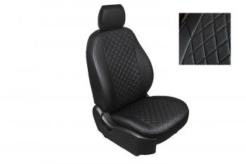 Чехлы из экокожи Ромб для Lada Granta Sedan 4060 airbag 2012-н.в. Seintex 93389