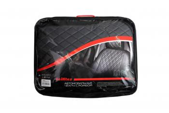 7 549 р. Чехлы из экокожи Ромб для Lada Granta Sedan 4060 airbag 2012-н.в. Seintex 93389  с доставкой в г. Керчь. Увеличить фотографию 2