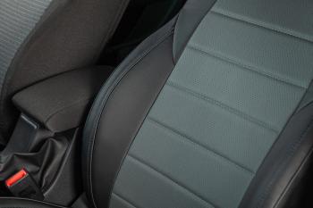 6 999 р. Чехлы из экокожи для Skoda Octavia A7 (со складным креслом) 2017-2020 Seintex 93302  с доставкой в г. Керчь. Увеличить фотографию 3