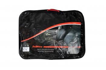 4 999 р. Чехлы из жаккарда для Lada Granta sedan 4060 airbag 2012-2019 Seintex 93387  с доставкой в г. Керчь. Увеличить фотографию 2