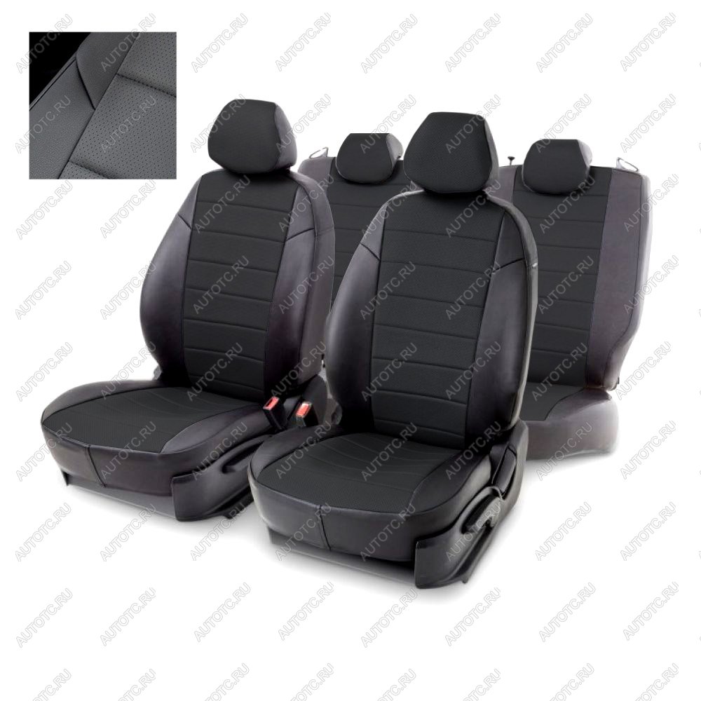 6 999 р. Чехлы из экокожи для Skoda Octavia A8 4060 (с подл.) 2020-н.в. Seintex 98803  с доставкой в г. Керчь