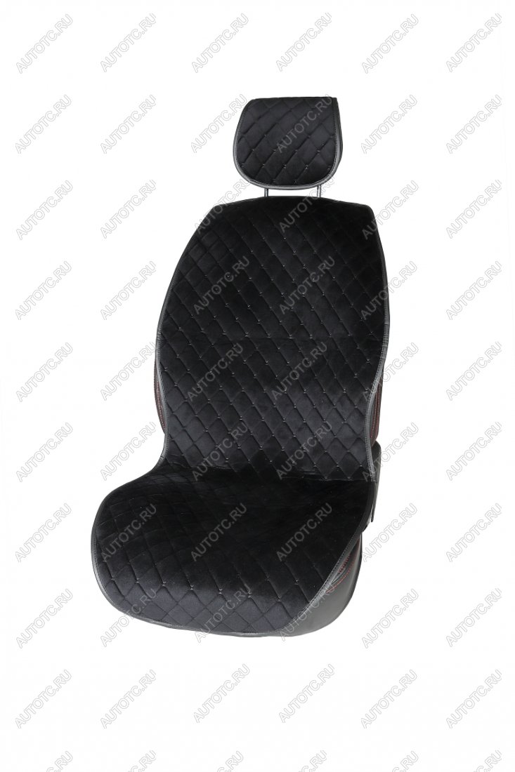 2 269 р. Накидки для сидений автомобиля из велюра (передний ряд) Seintex 97606  с доставкой в г. Керчь