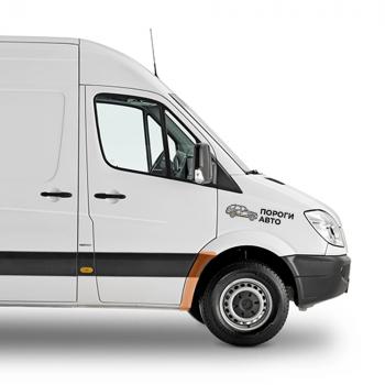 1 699 р. Сапожок переднего правого крыла Volkswagen Crafter maxi  Пороги-Авто kbyfv  с доставкой в г. Керчь. Увеличить фотографию 1