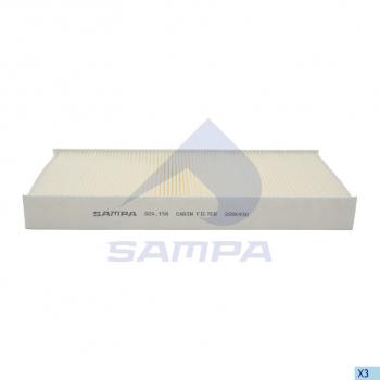 479 р. Фильтр воздушный салона MAN L2000 (361х159х40мм) SAMPA SAMPA 024.158-01  с доставкой в г. Керчь. Увеличить фотографию 1