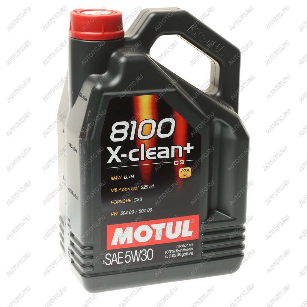 4 199 р. Масло моторное 8100 X-CLEAN+ 5W30 синт.4л MOTUL MOTUL 112437  с доставкой в г. Керчь