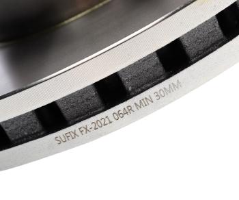 3 789 р. Диск тормозной ГАЗель Next передний SUFIX SUFIX fx-2021  с доставкой в г. Керчь. Увеличить фотографию 4