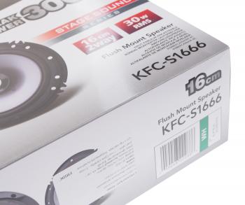 3 799 р. Колонки коаксиальные 6 (16см) 30Вт KENWOOD KENWOOD kfc-s1666  с доставкой в г. Керчь. Увеличить фотографию 7