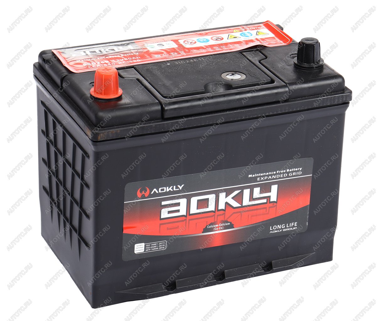 9 999 р. Аккумулятор AOKLY 80Ач AOKLY 6ст80(1) 95d26r  с доставкой в г. Керчь