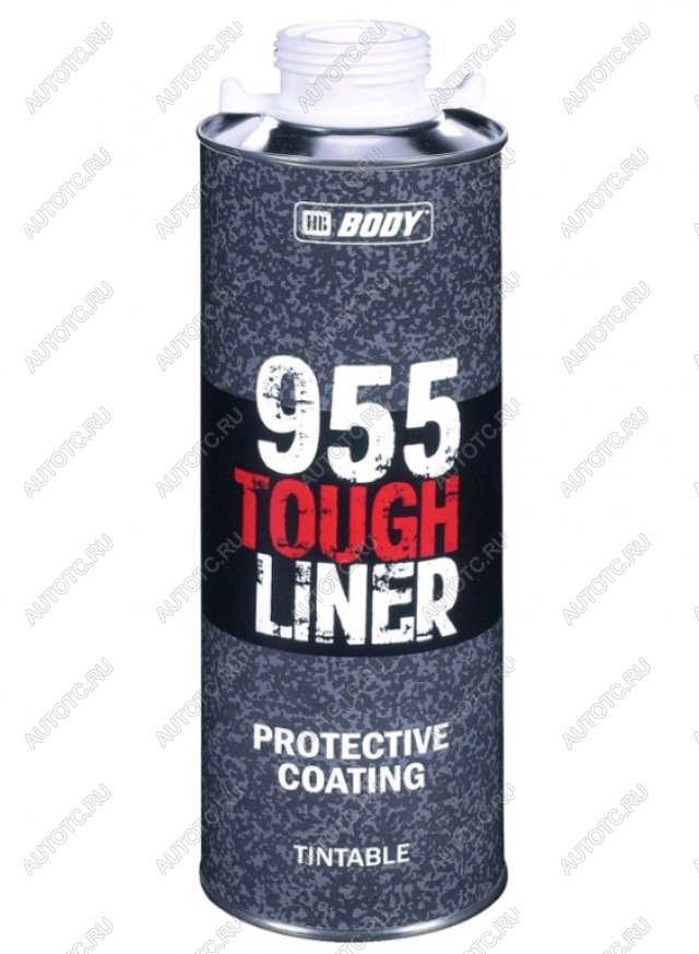 2 579 р. Антигравий белый сверхпрочное покрытие 600мл Tough Liner 955 с отвердителем 0.2л BODY BODY 9550100001  с доставкой в г. Керчь