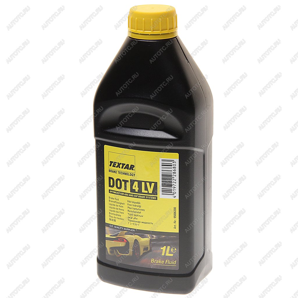 1 269 р. Жидкость тормозная DOT-4+ 1л TEXTAR TEXTAR 95006200  с доставкой в г. Керчь