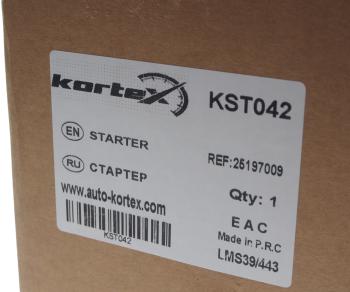 7 249 р. Стартер CHEVROLET Aveo (04-) KORTEX KORTEX kst042  с доставкой в г. Керчь. Увеличить фотографию 5