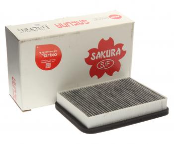 1 699 р. Фильтр воздушный салона ВАЗ-2110-2112 угольный SAKURA SAKURA cac25040  с доставкой в г. Керчь. Увеличить фотографию 2
