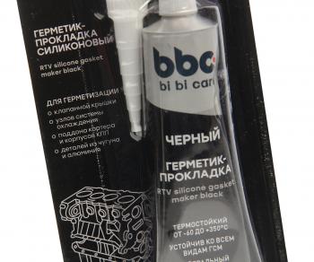 240 р. Герметик прокладка черный термостойкий 85г BIBICARE LAVR LAVR 4415  с доставкой в г. Керчь. Увеличить фотографию 2