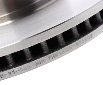 2 399 р. Диск тормозной TOYOTA Camry (06-11-),Rav 4 (06-) LEXUS IS250 передний (1шт.) MEGAPOWER MEGAPOWER 350-31-035  с доставкой в г. Керчь. Увеличить фотографию 4
