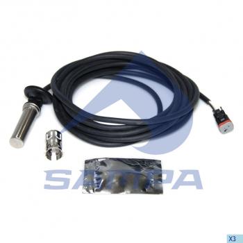 Датчик АБС RENAULT VOLVO КАМАЗ колеса переднего левого (L=4385мм) SAMPA SAMPA 096.214