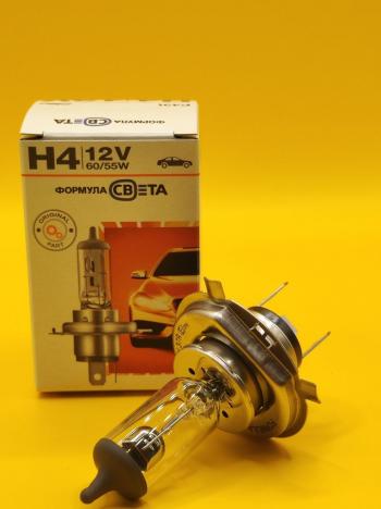 529 р. Комплект Лампа автомобильная H4 12V 6055W P43t галогенная 2 шт ФОРМУЛА СВЕТА 2039498449402  с доставкой в г. Керчь. Увеличить фотографию 6