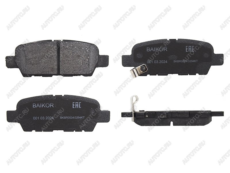 799 р. Колодки тормозные зад NISSAN J10 06-13 X-TRAIL T## 00- TIIDA C11 05-12 BAIKOR BKBR0034  с доставкой в г. Керчь