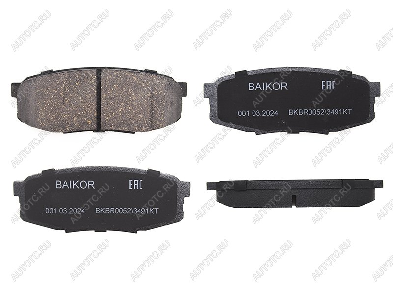 919 р. Колодки тормозные зад TOYOTA LAND CRUISER 200TUNDRASEQUOIA 07-LEXUS LX570 07- BAIKOR BKBR0052  с доставкой в г. Керчь