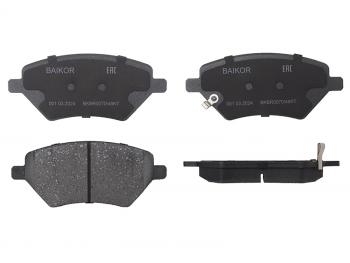 Колодки тормозные перед CHERY TIGGO 4 17-TIGGO 7 16-TIGGO 8 19-OMODA C5 BAIKOR BKBR0070