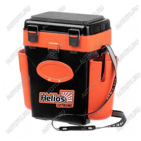1 949 р. Ящик рыболовный зимний HELIOS FishBox (10л) оранжевый  156317  с доставкой в г. Керчь