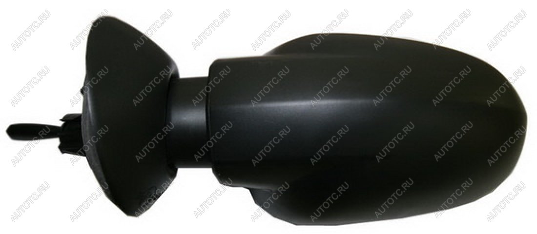 1 079 р. LOGAN 05- ЗЕРКАЛО ЛЕВ МЕХАН С ТРОСИК (convex) (Тайвань) ЧЕРН BodyParts rnlog05-450b-l  с доставкой в г. Керчь