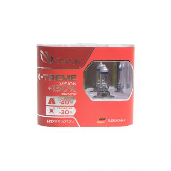 999 р. Лампа 12V H7 55W +150% бокс (2шт.) X-treme Vision CLEARLIGHT CLEARLIGHT mlh7xtv150  с доставкой в г. Керчь. Увеличить фотографию 1