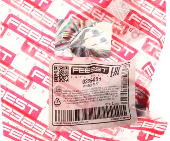 127 р. Гайка колеса М12х1.25х25 конус закрытая ключ 21мм NISSAN X-Trail (T30,T31) FEBEST FEBEST 0285001  с доставкой в г. Керчь. Увеличить фотографию 3