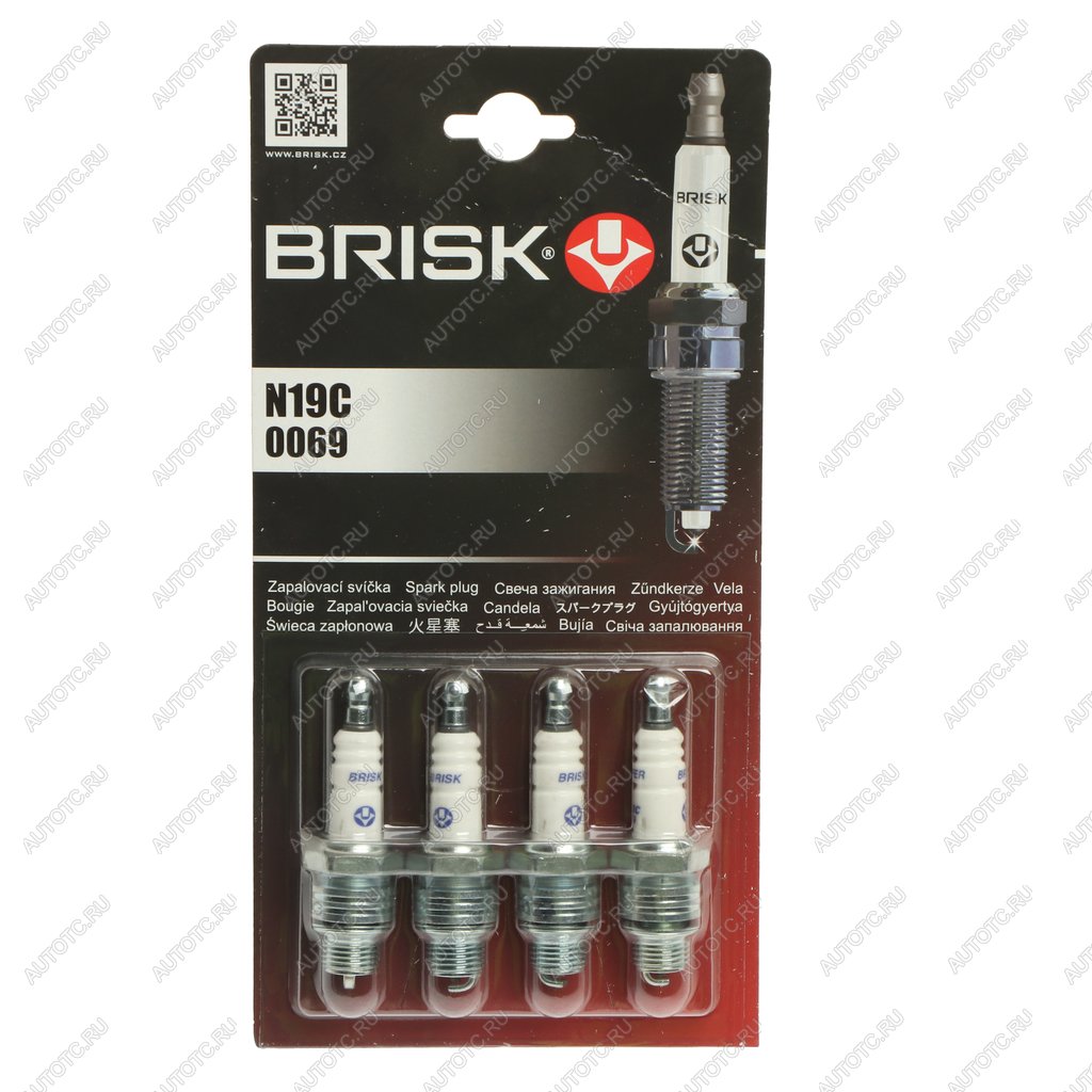 959 р. Свеча зажигания ЗМЗ-402,ЗИЛ BRISK SUPER комплект BRISK n19c  с доставкой в г. Керчь