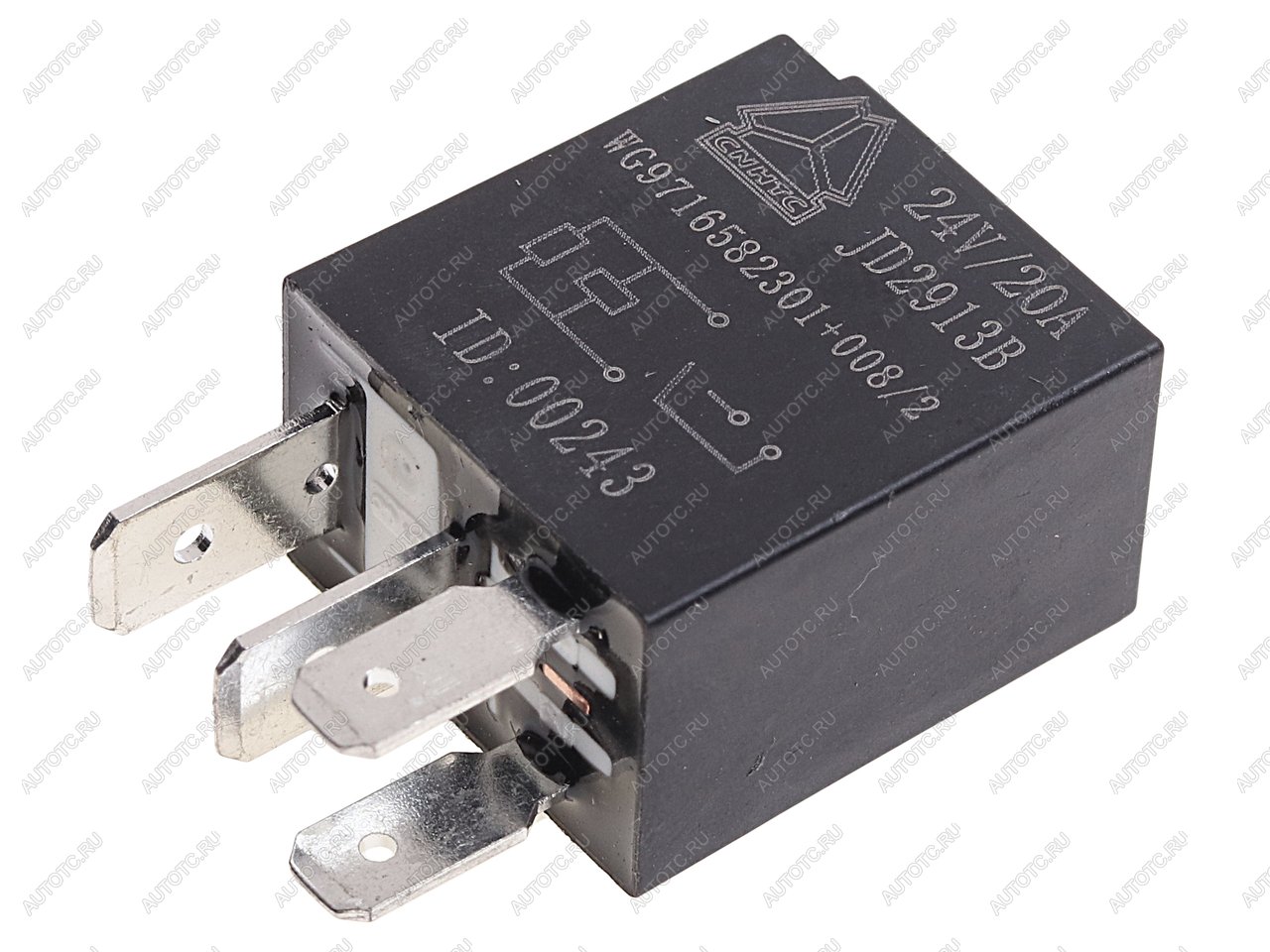 349 р. Реле электромагнитное 24V 4-х контактное (20A) SITRAK HOWO OE SITRAK wg9716582301+0082  с доставкой в г. Керчь
