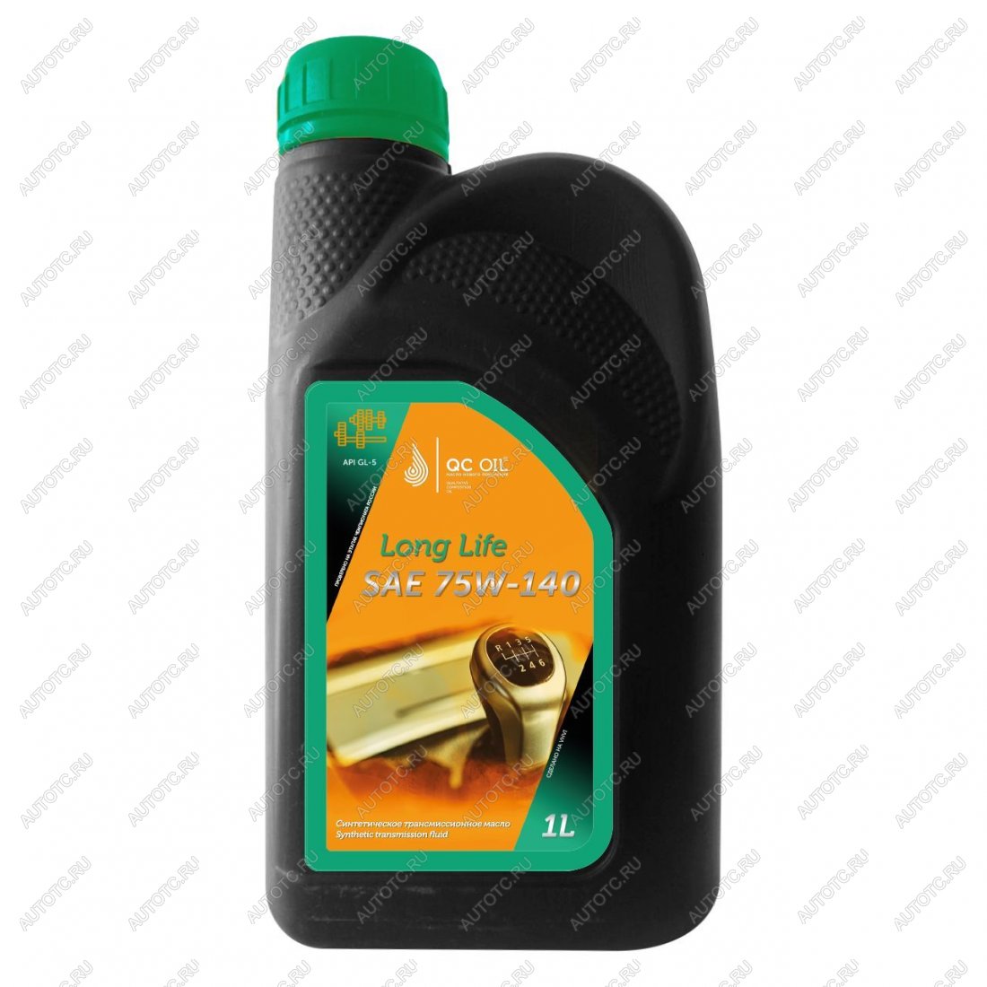4 299 р. Трансмиссионное масло 75W-140 GL-5 QC OIL Long Life синтетическое плакирующее, канистра 1л QC OIL qcllgl575w140s1  с доставкой в г. Керчь