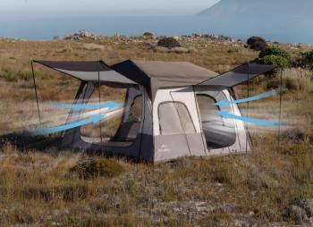 35 219 р. Палатка Naturehike Cape 8.3 быстросборная, серая  cnk2350ws014-mbr  с доставкой в г. Керчь. Увеличить фотографию 8