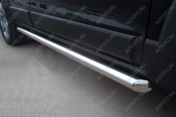 9 999 р. Пороги труба SLITKOFF  Chevrolet Captiva (2011-2013) 1-ый рестайлинг (d57 мм)  с доставкой в г. Керчь