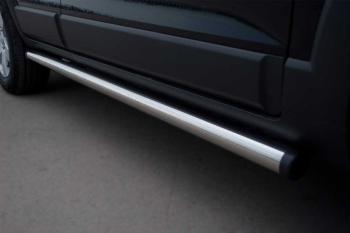 Пороги труба SLITKOFF Chevrolet Niva  2123 (2002-2008) дорестайлинг