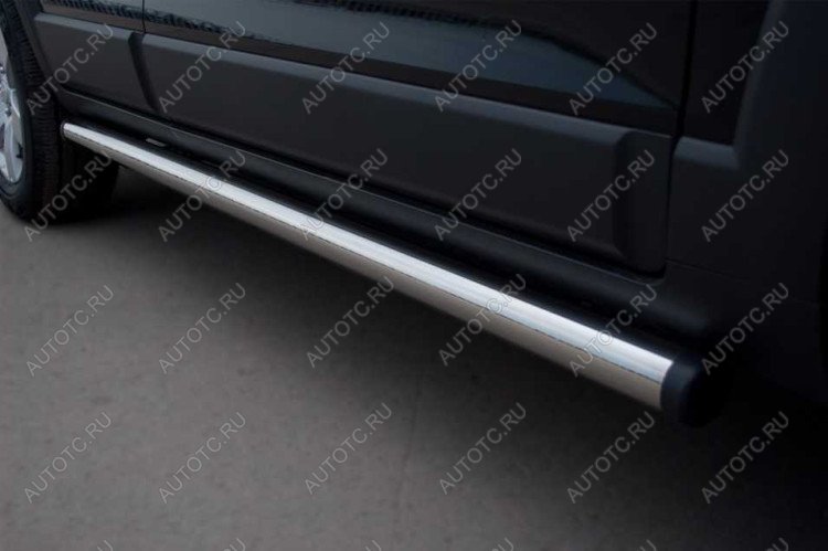 21 649 р. Пороги труба SLITKOFF  Chevrolet Niva  2123 (2002-2008) дорестайлинг (d76 мм)  с доставкой в г. Керчь