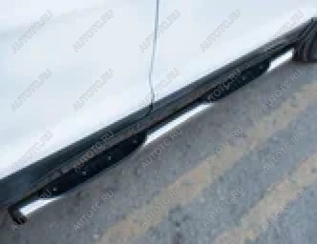 22 549 р. Пороги труба с накладками SLITKOFF  CITROEN C-crosser (2007-2012) (d76 мм)  с доставкой в г. Керчь