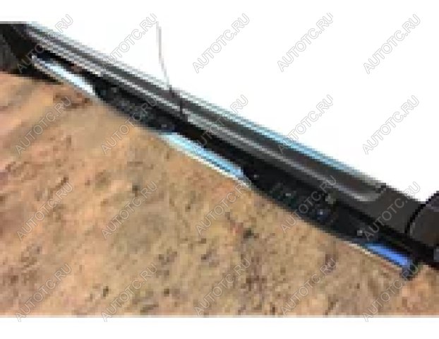 22 549 р. Пороги труба с накладкой SLITKOFF  Ford Explorer  U502 (2010-2016) дорестайлинг (d76 мм)  с доставкой в г. Керчь