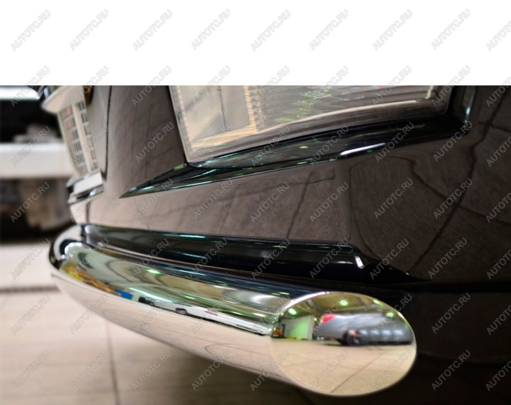 6 649 р. Защита заднего бампера d42мм секция Slitkoff  Renault Kaptur (2016-2020) дорестайлинг (нержавейка полированная)  с доставкой в г. Керчь