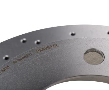 14 449 р. Диск тормозной TOYOTA Land Cruiser (J200) (08-15) LEXUS LX570 передний (1шт.) BREMBO BREMBO 09.a966.1x  с доставкой в г. Керчь. Увеличить фотографию 4