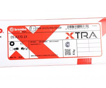 10 449 р. Диск тормозной BMW 3 (E90,E91,E92,E93) задний вентилируемый (1шт.) BREMBO BREMBO 09a2701x  с доставкой в г. Керчь. Увеличить фотографию 6