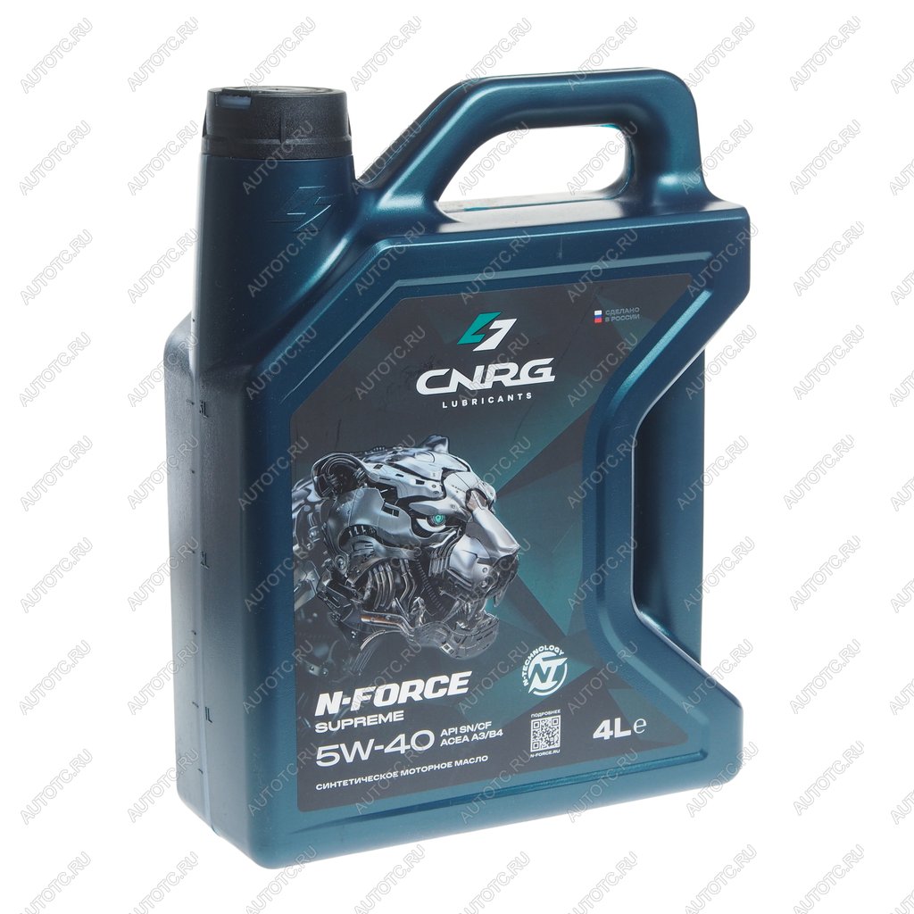 2 099 р. Масло моторное N-Force Supreme SNCFA3B4 5W40 синт.4л CNRG CNRG cnrg-261-0004  с доставкой в г. Керчь