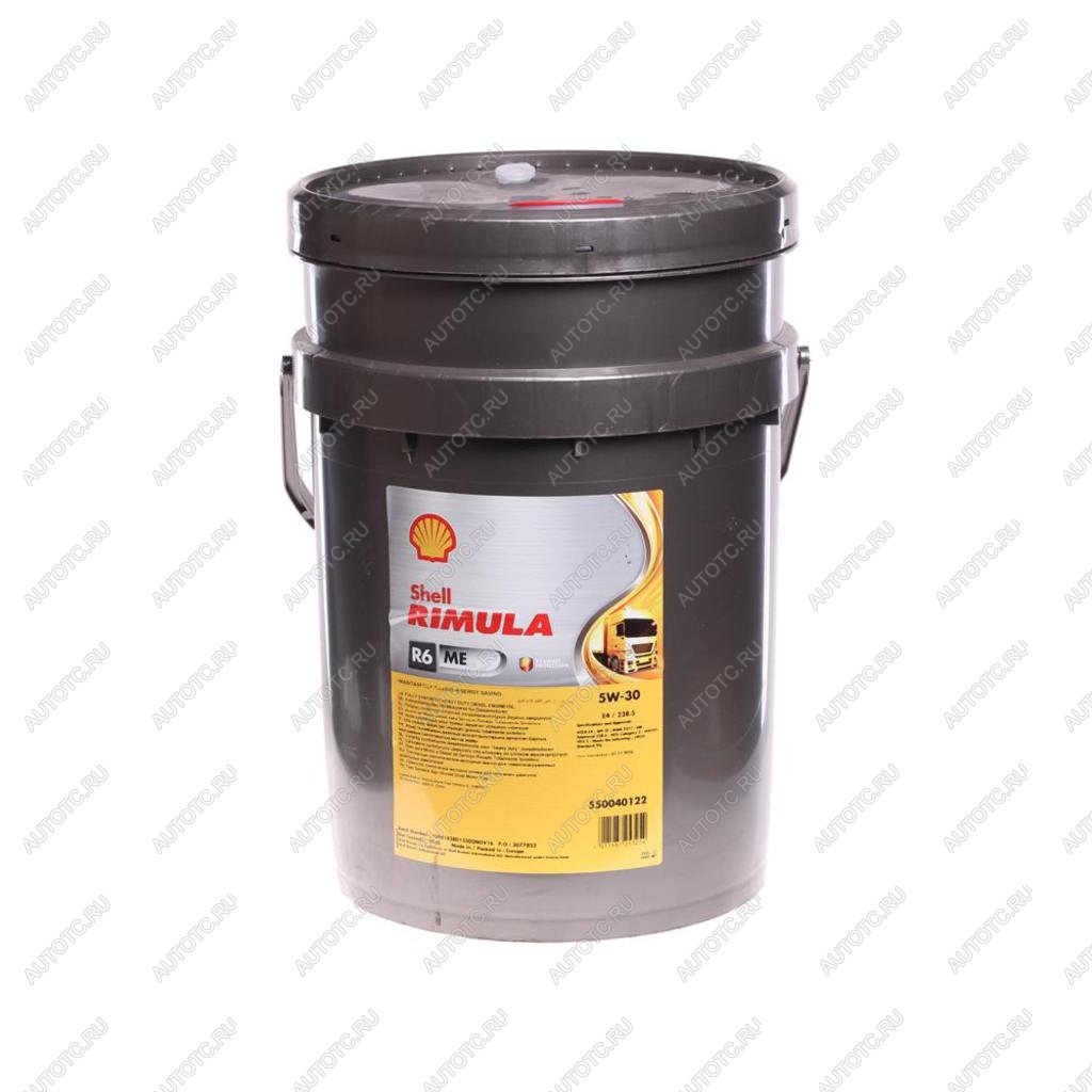 22 799 р. Масло дизельное RIMULA R6 ME 5W30 E4E7CF синт.20л SHELL SHELL 550052172  с доставкой в г. Керчь