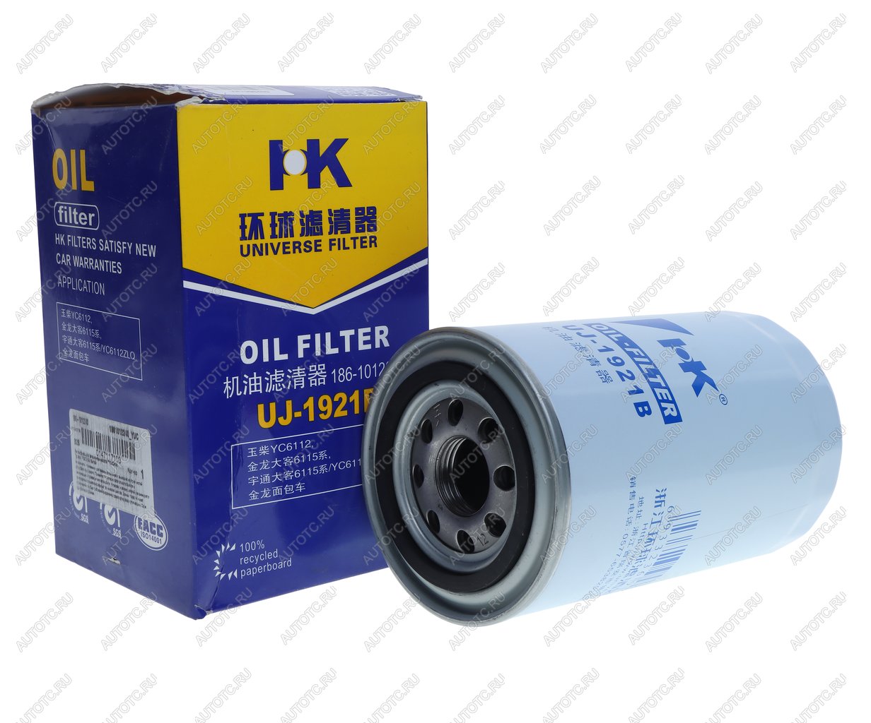 2 199 р. Фильтр масляный КАМАЗ Компас-912 (дв.590.10) OE YUCHAI 186-1012240  с доставкой в г. Керчь