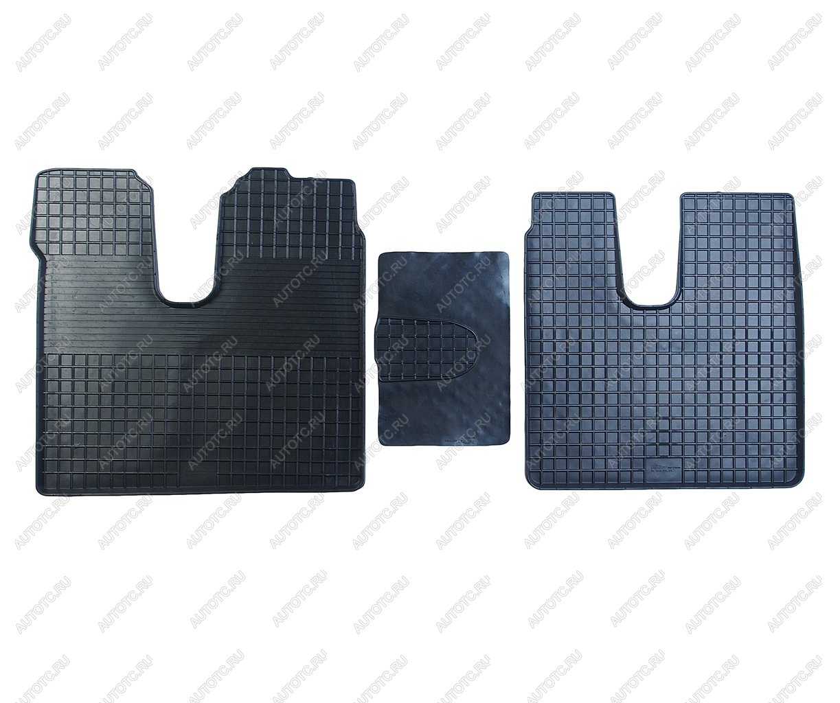 3 279 р. Коврик салона MAN TGA XXL (00-),TGX (02-) резиновый комплект (3 предм.) SEINTEX SEINTEX 00728  с доставкой в г. Керчь
