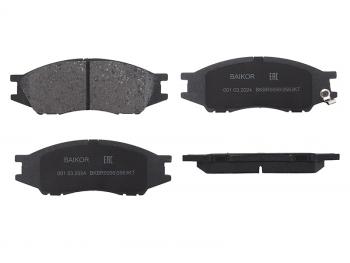 Колодки тормозные перед NISSAN MARCH K11CUBE Z10SUNNY B15 98-BLUEBIRD G10 00-05 BAIKOR BKBR0056