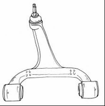W163ML 98- РЫЧАГ ПЕРЕДН ПОДВЕСКИ ЛЕВ ВЕРХН (Тайвань) BodyParts md16398-810-l
