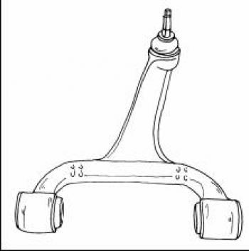 W163ML 98- РЫЧАГ ПЕРЕДН ПОДВЕСКИ ПРАВ ВЕРХН (Тайвань) BodyParts md16398-810-r