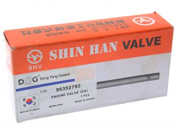 292 р. Клапан выпускной CHEVROLET Aveo (03-) (1.2) (1шт.) SHINHAN SHIN HAN 96352793  с доставкой в г. Керчь. Увеличить фотографию 3