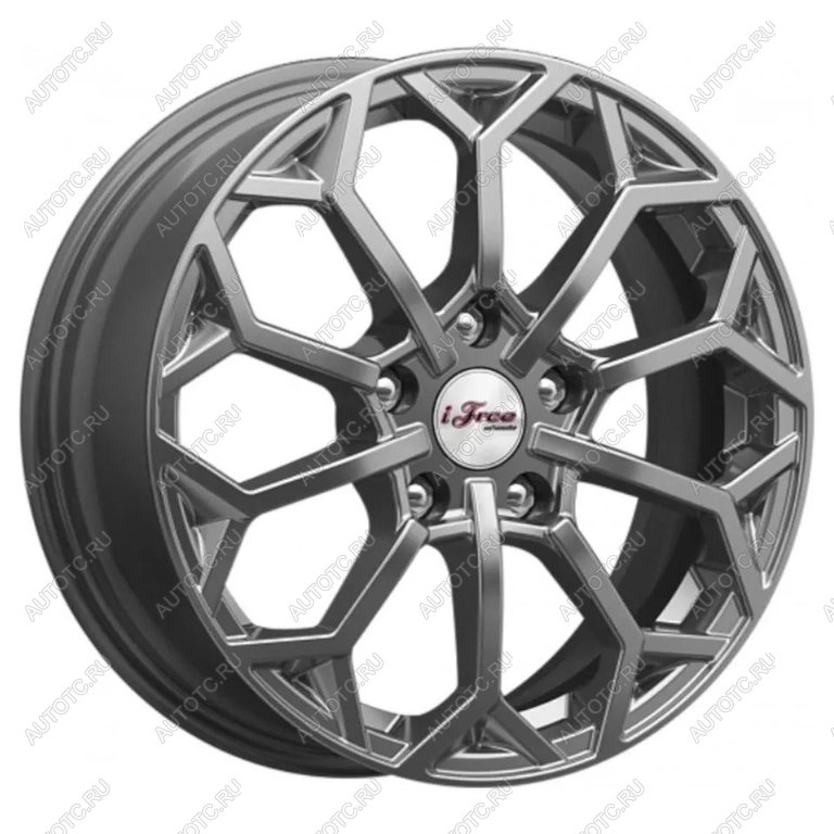 8 199 р. Диск колесный литой MITSUBISHI Outlander R16 КС-1000 Спейс-Нидл Блэк Джек K&K ifree 5х114,3 ет38 d-67,1  с доставкой в г. Керчь
