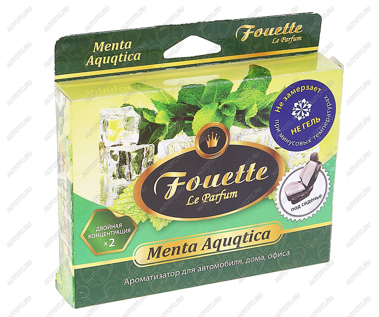 219 р. Ароматизатор под сиденье пенный (мята) 200г FOUETTE FOUETTE f-20  с доставкой в г. Керчь